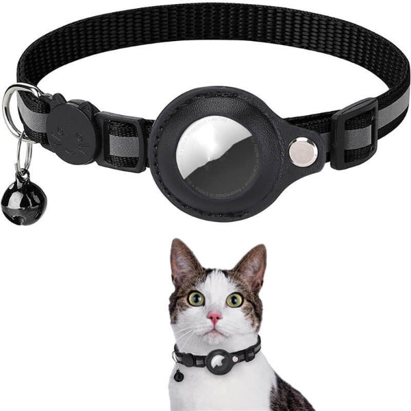 Collier Chat AirTag (non inclus) - Ne Perdez Plus Jamais Votre Félin !