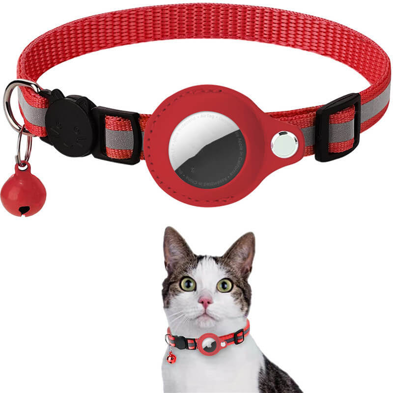 Collier Chat AirTag (non inclus) - Ne Perdez Plus Jamais Votre Félin !