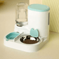 Distributeur Semi-Automatique 2 en 1 – Nourriture & Eau Toujours Disponibles