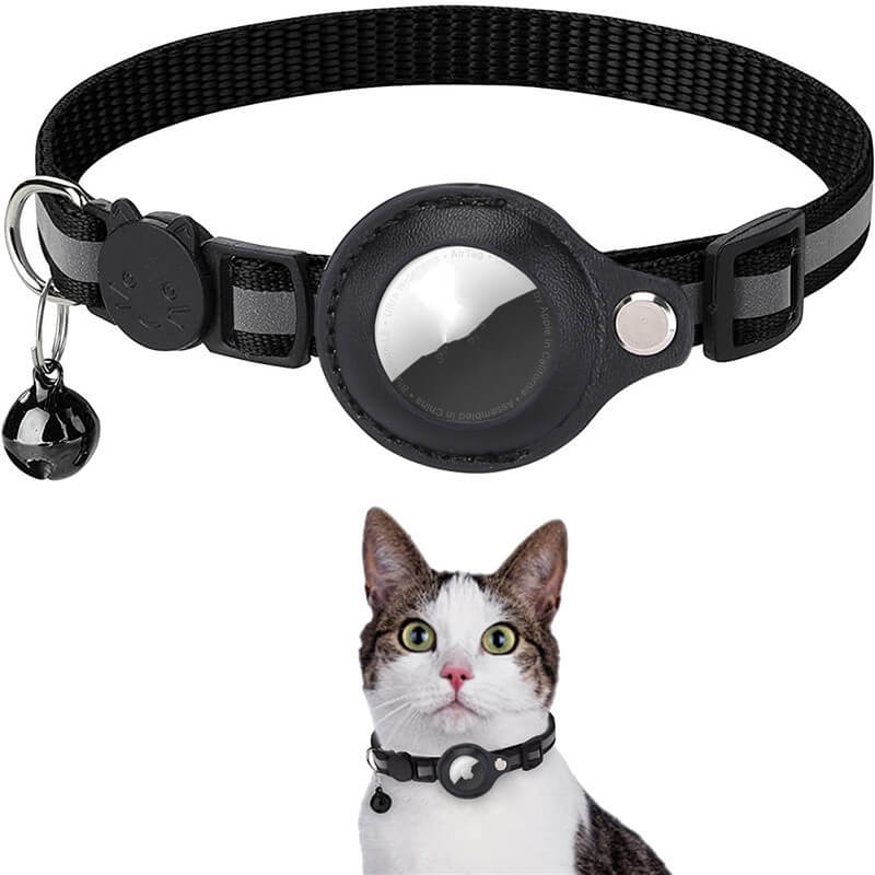 Collier Chat AirTag (non inclus) - Ne Perdez Plus Jamais Votre Félin !