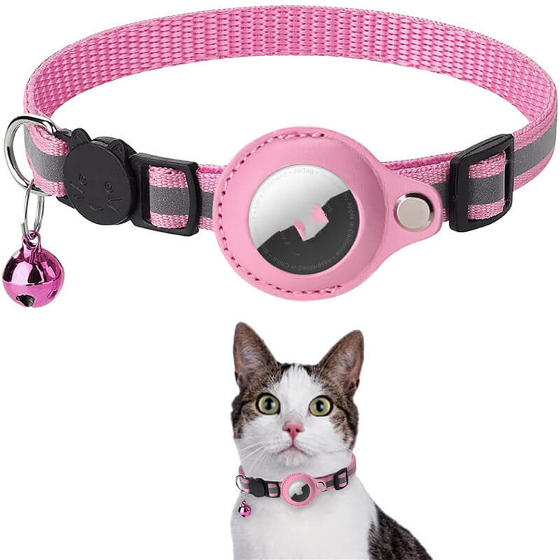 Collier Chat AirTag (non inclus) - Ne Perdez Plus Jamais Votre Félin !