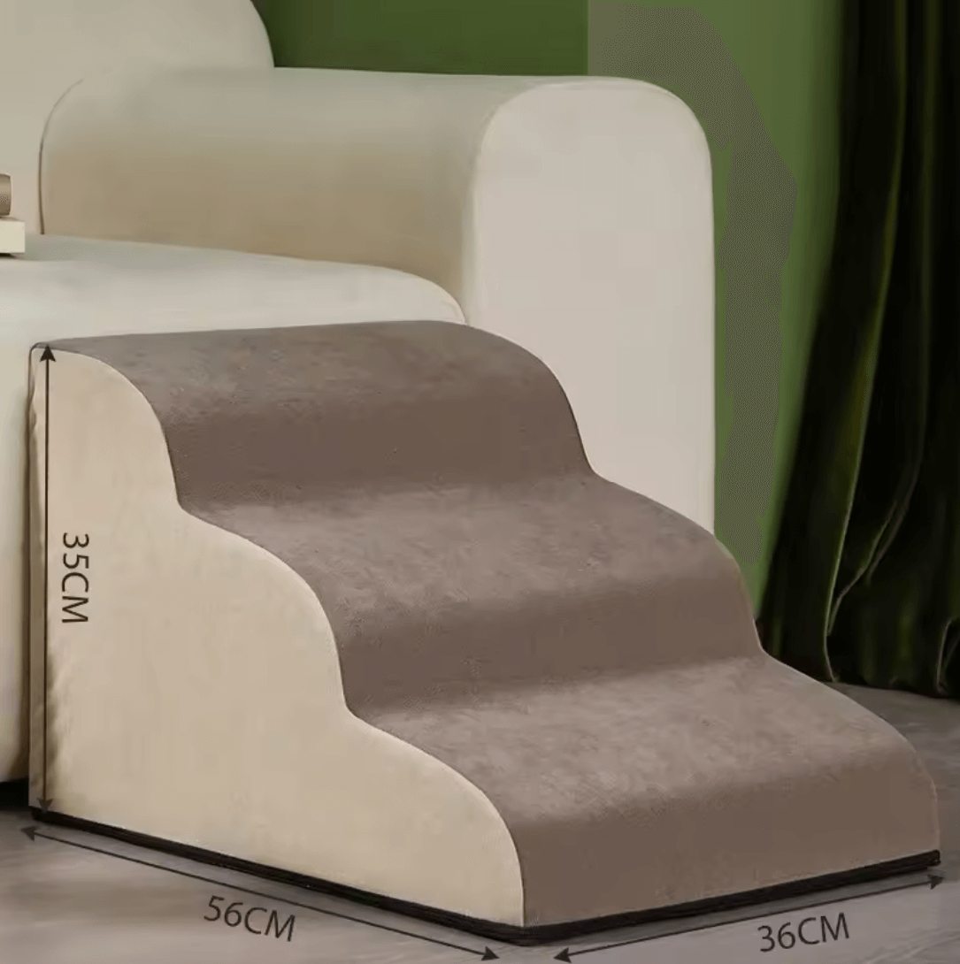 Escalier en Mousse Mémoire pour Chiens & Chats – Confort et Sécurité