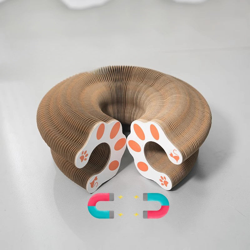 Jouet Accordéon pour Chat – Griffoir Magique et Balle Interactive