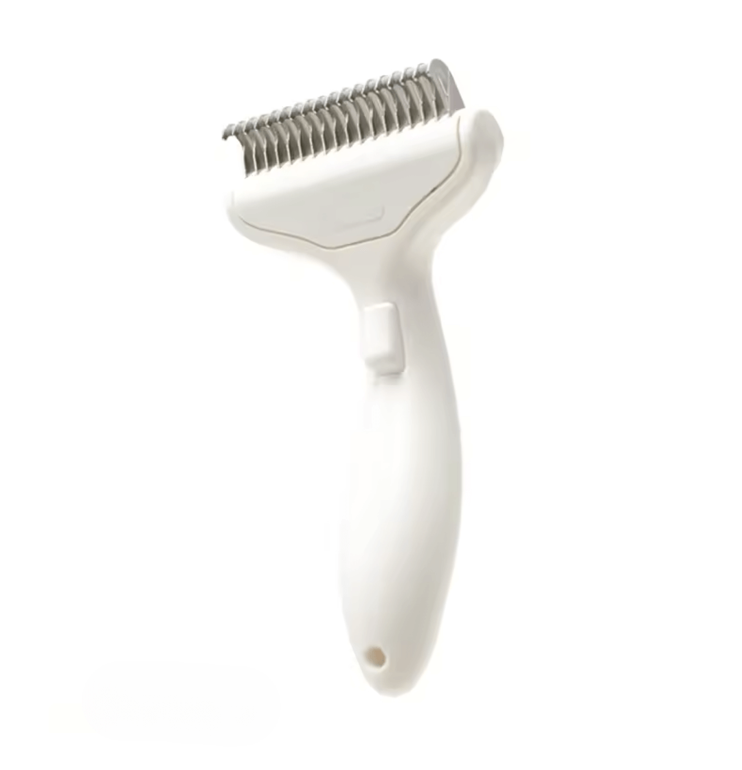 🐶 Brosse Magique Anti-Nœuds – Poils Longs & Épais | Acier Inoxydable & Poignée Ergonomique
